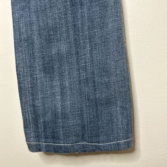 Miss Me Jeans Mid Rise Boot Embellished Pockets Southwest Distressed 27/34 - Picture 6 of 13